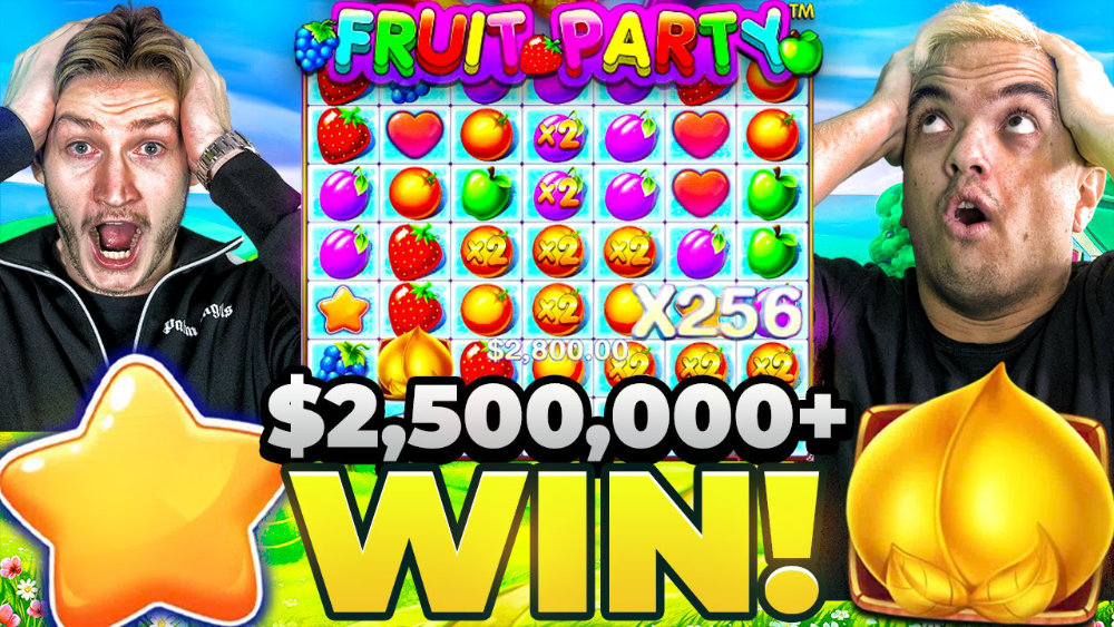 ClassyBeef winning $2,500,000+ on Fruit Party (Source: X.com/classybeef)