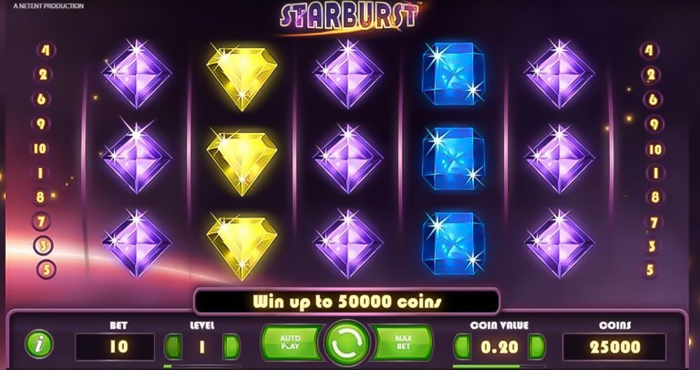 Starburst Slot demoplay