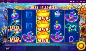 Screenshot of Lucky Halloween Slot by Red Tiger