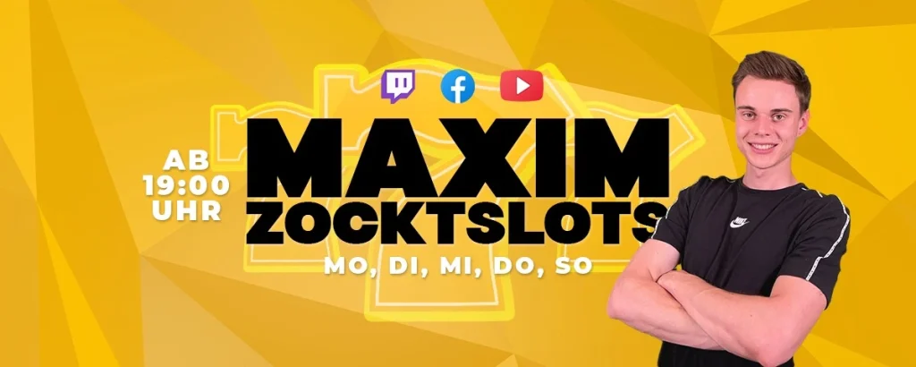 MaximZocktSlots Twitch banner and profile image